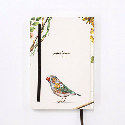 Hard Cover Writing Journal – Cockatoo & Wren