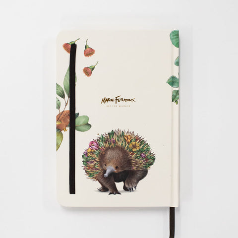 Hard Cover Writing Journal – Wombat Bushwalk