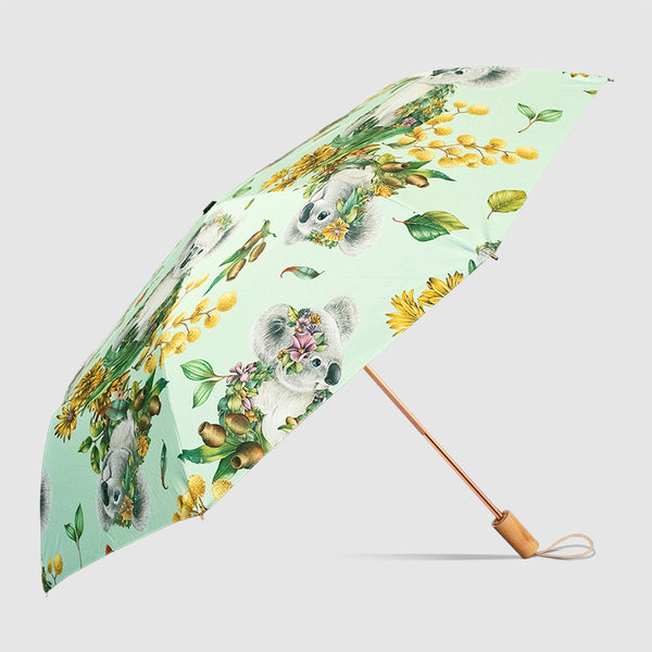 Pattern Print Koala Foldable Umbrella