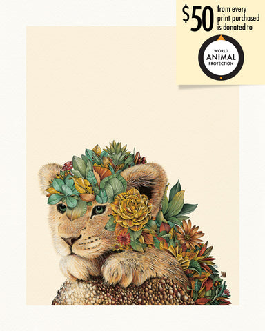Lion Cub – Giclée Print