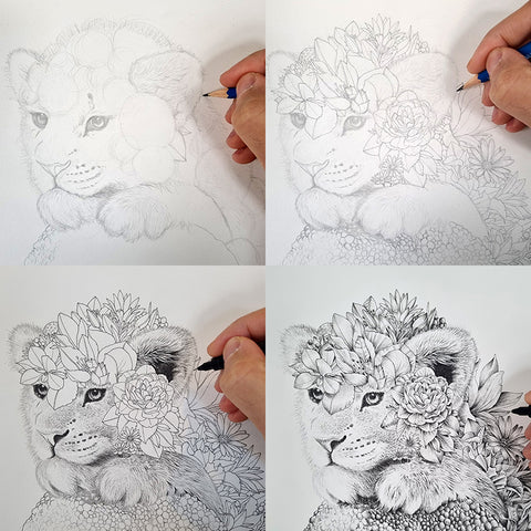 Lion Cub – Giclée Print