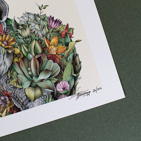 Rhino Calf – Giclée Print