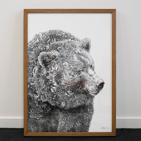 Brown Bear - Framed (Pick Up In-store Only)
