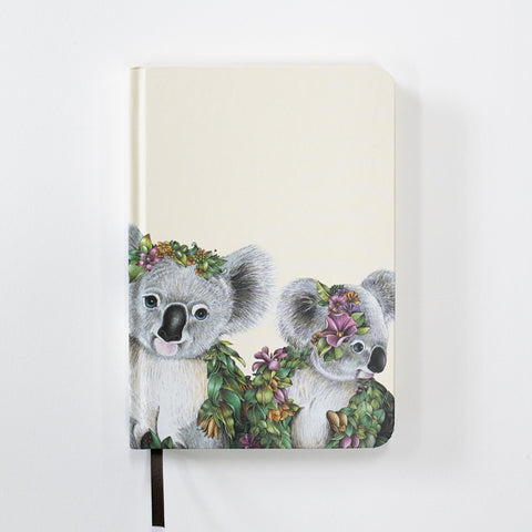 Hard Cover Writing Journal – Koala Family
