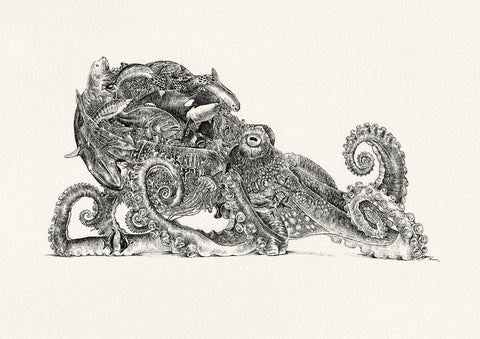 Octopus / Oceanic - Giclée Print