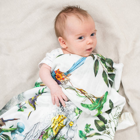 Muslin Wrap – Swaddle Set (Australian Wildlife)