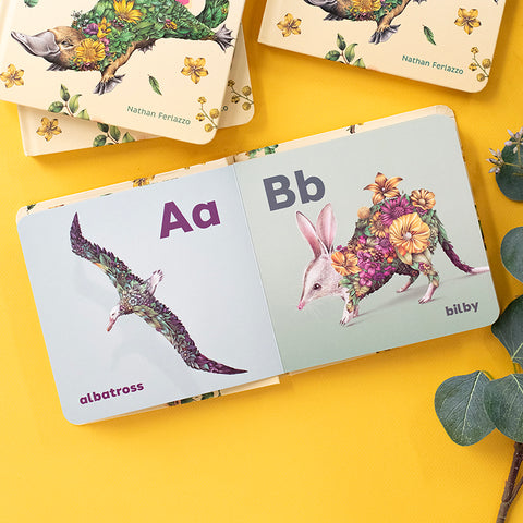 Wild Australia ABC Alphabet – Children's Board Book