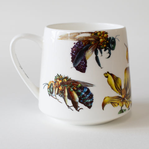 Mug 450ml – Australian Bees (PRE-ORDER AVAILABLE)