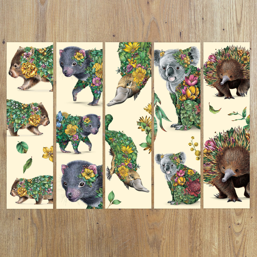 Bookmarks – Australian Bushwalk (Set of 5)