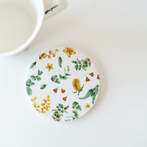 Mug & Coaster – Wombat Bushwalk