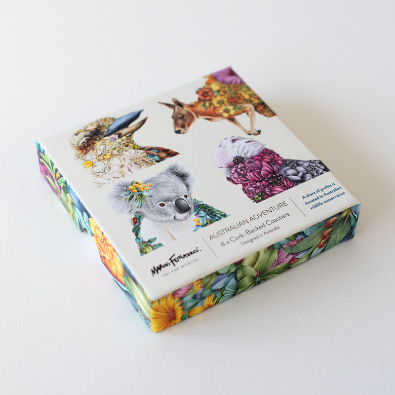Coaster Set of 4 – Australian Adventure