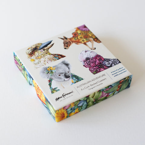 Coaster Set of 4 – Australian Adventure