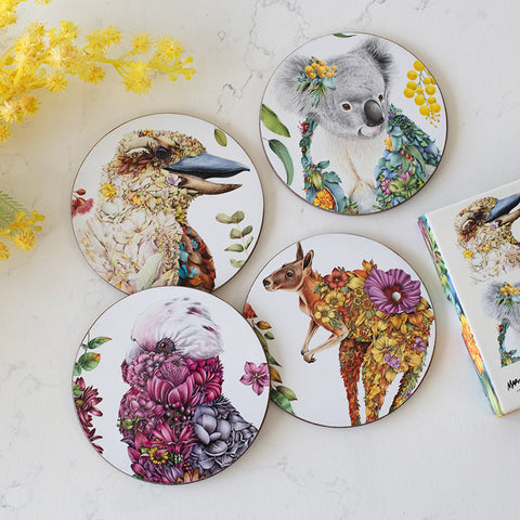 Coaster Set of 4 – Australian Adventure