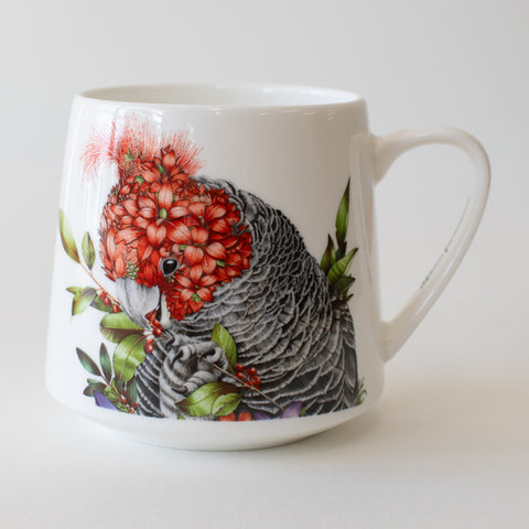 Mug 450ml – Gang-gang Cockatoo (PRE-ORDER AVAILABLE)