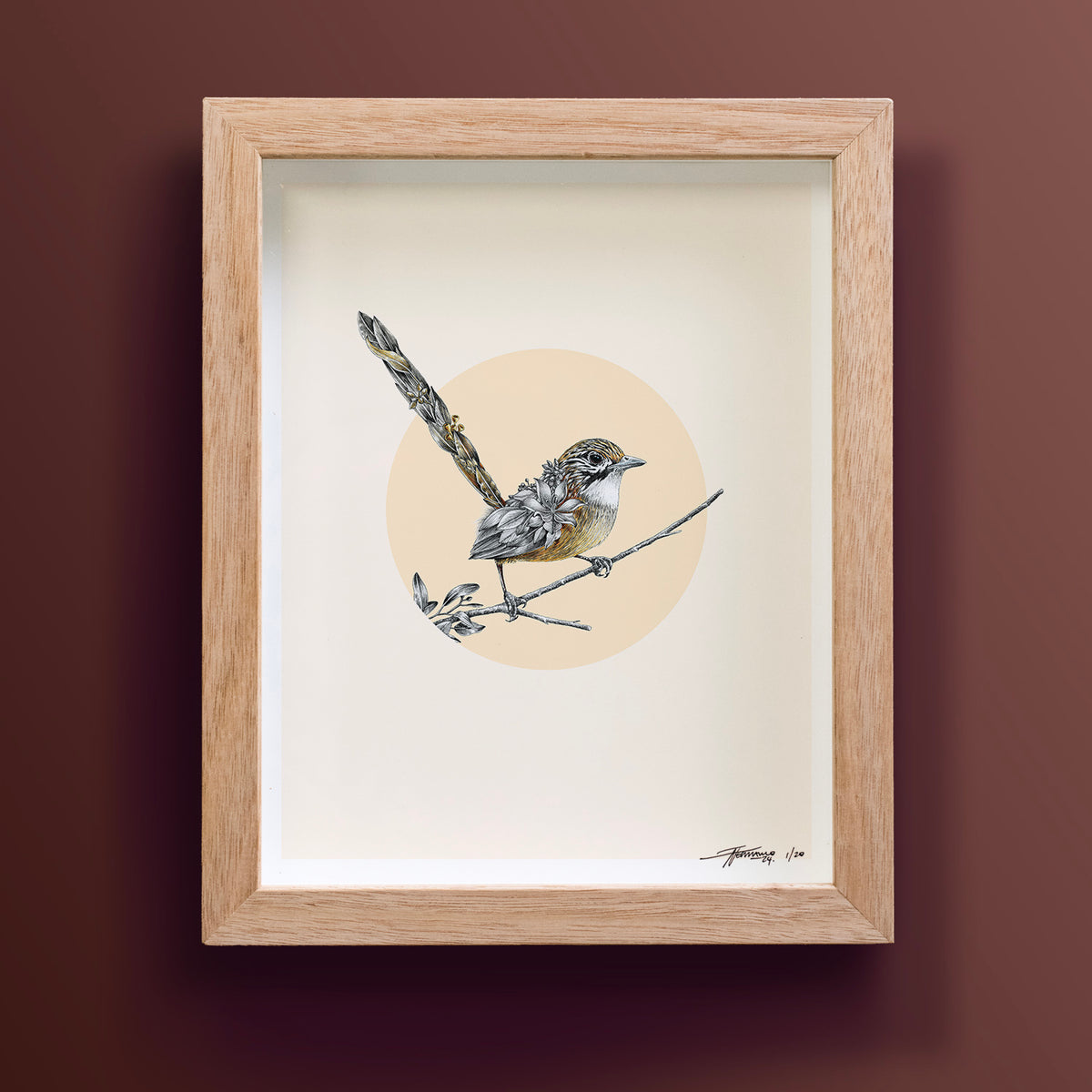 Mukarrthippi Grasswren – Limited Edition Print