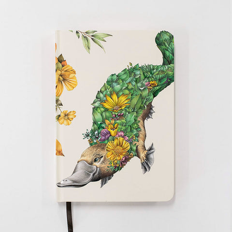 Hard Cover Writing Journal – Platypus Bushwalk