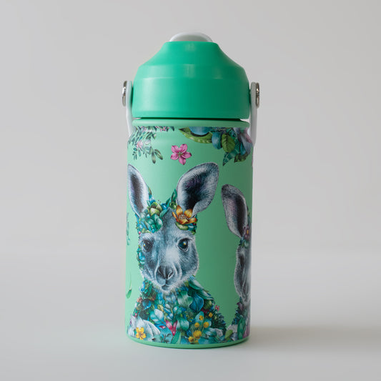 Double Wall Insulated Kids Drink Bottle 350ml – Little Roos
