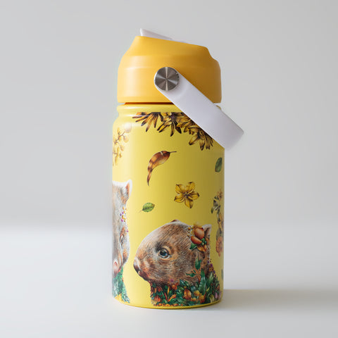 Double Wall Insulated Kids Drink Bottle 350ml – Little Wombats