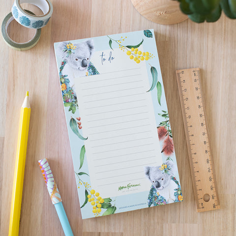 Lined Notepad – Koala Portrait
