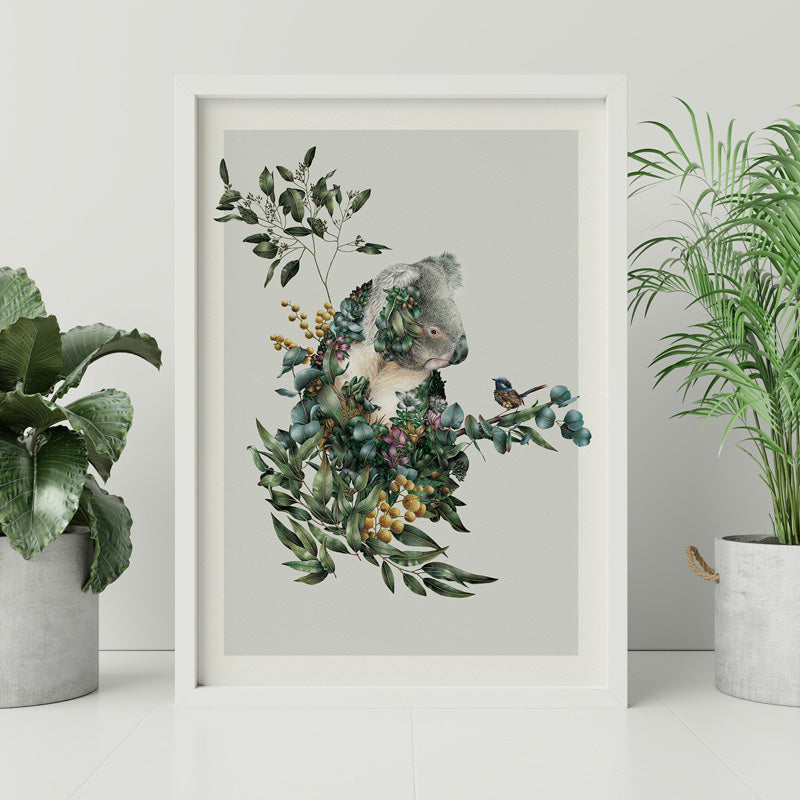 Koala & Wren Friendship – Limited Edition Print