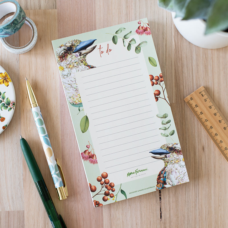 Lined Notepad – Kookaburra Portrait