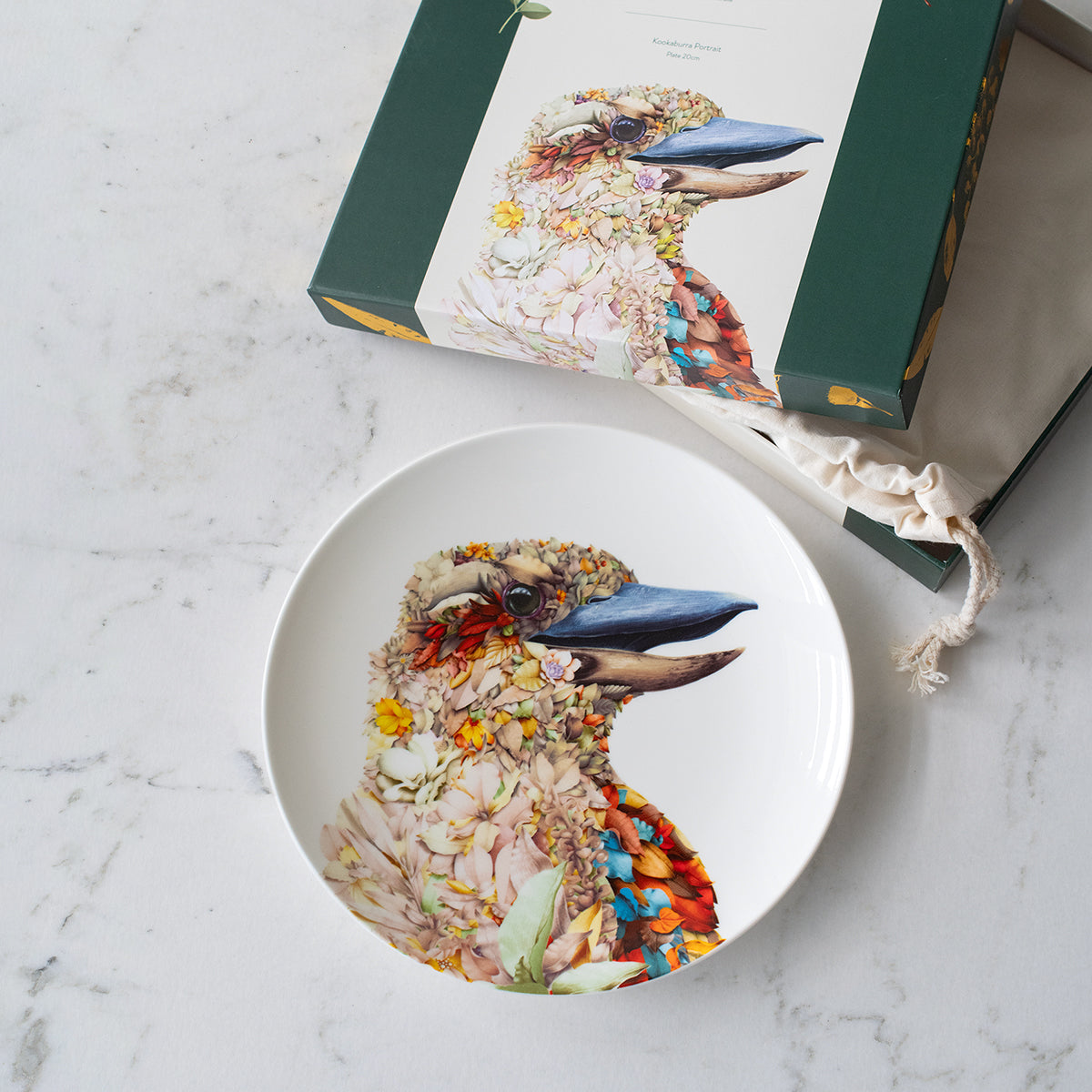 Plate 20cm – Kookaburra Portrait