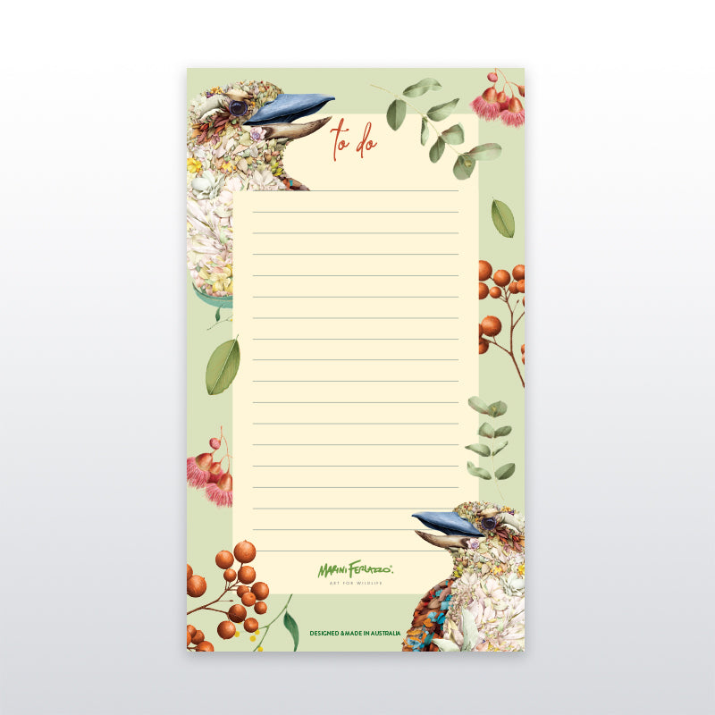 Lined Notepad – Kookaburra Portrait