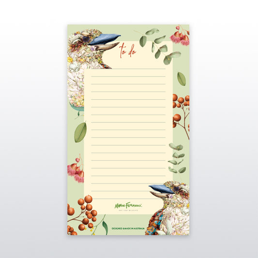 Lined Notepad – Kookaburra Portrait