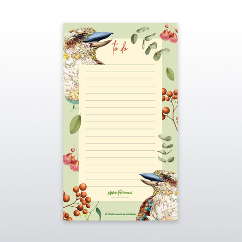 Lined Notepad – Kookaburra Portrait