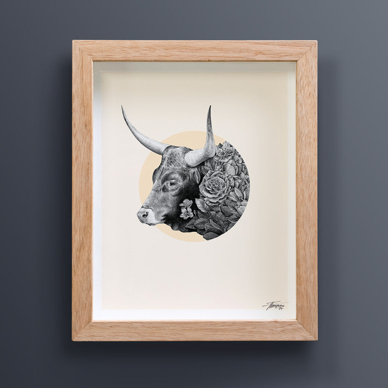 Ox Chinese Zodiac – Limited Edition Print