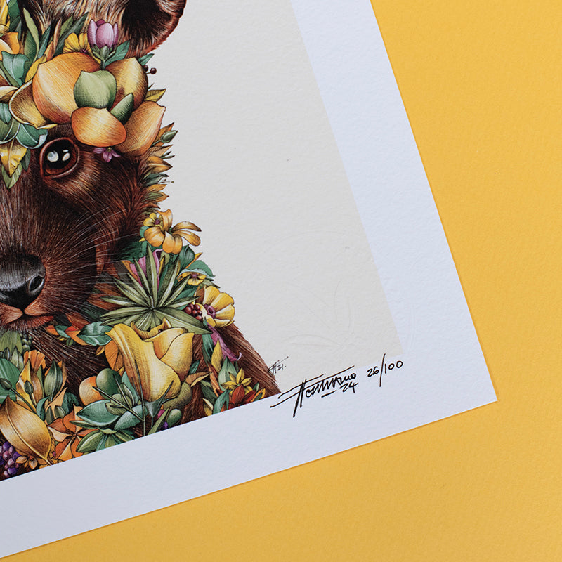 Painted Dog Pup – Giclée Print