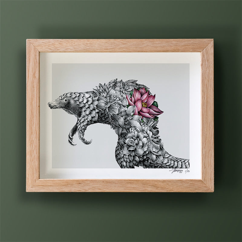 Indian Pangolin – Limited Edition Print