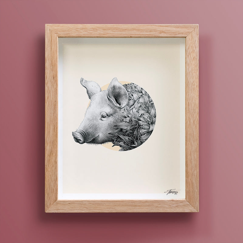 Pig Chinese Zodiac – Limited Edition Print