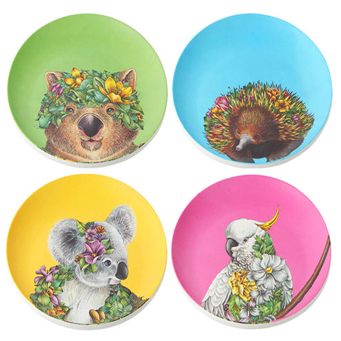 Wild Planet – Bamboo Plate Set of 4 (Australia)