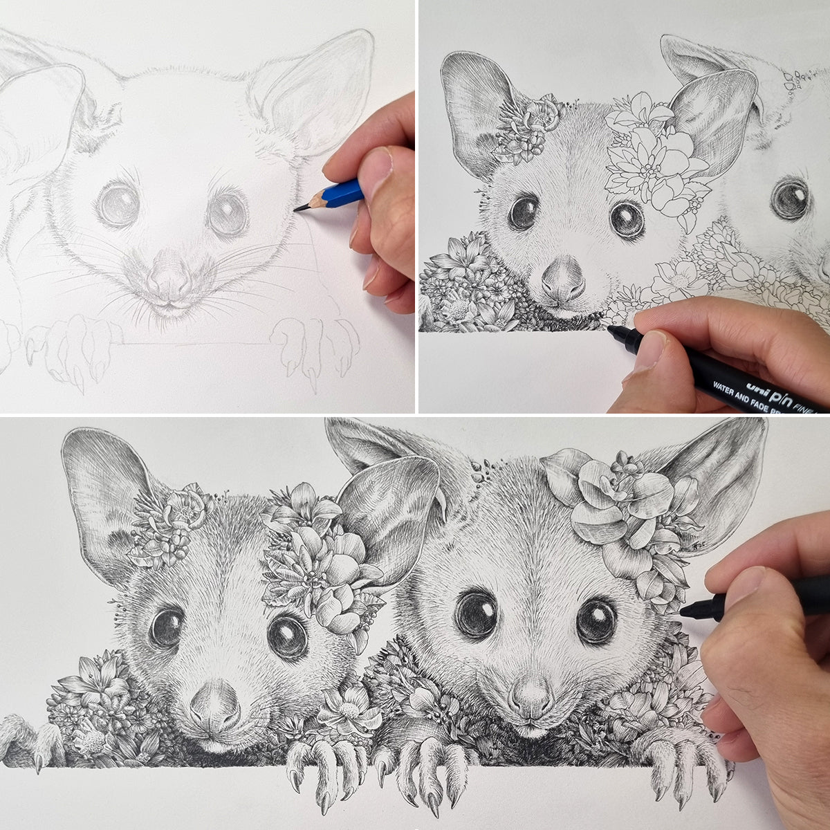 Hard Cover Writing Journal – Ringtail Possum
