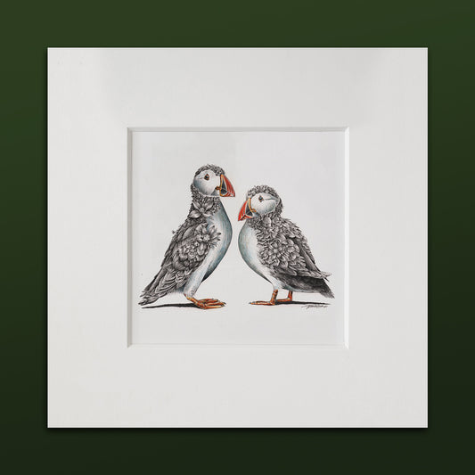 Puffin Couple – ORIGINAL