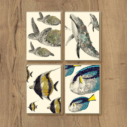 Greeting Cards – Reef Life (Set of 8)