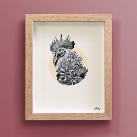 Rooster Chinese Zodiac – Limited Edition Print