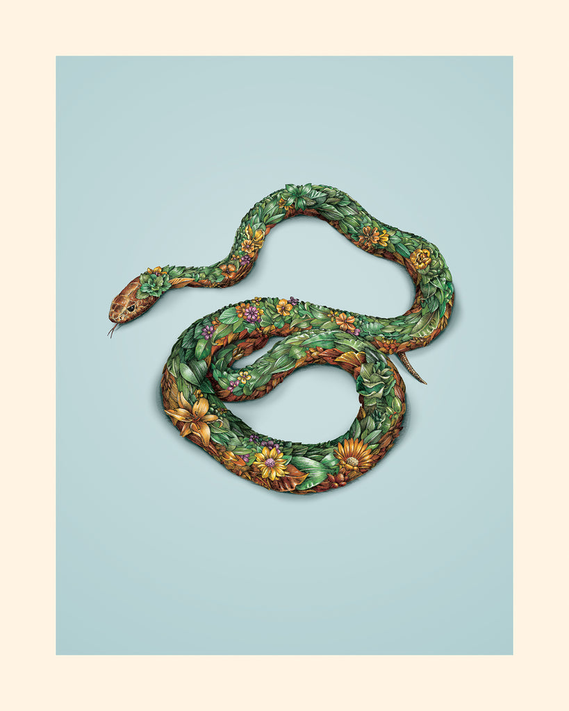 Snake (Coastal Taipan) – Giclee Print