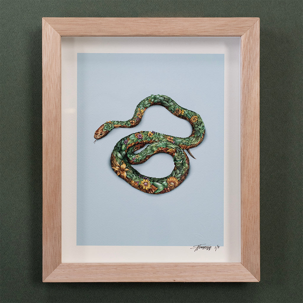Snake – Framed First Edition Print