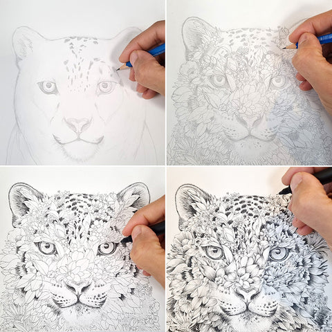 Snow Leopard – Giclée Print