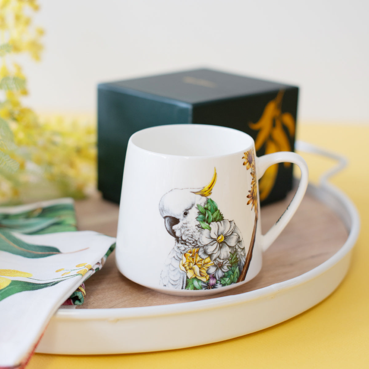 Mug 450ml – Sulphur-crested Cockatoo