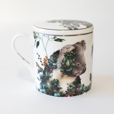 Tea Cup with Infuser 400ml – Koala & Wren (PRE-ORDER)