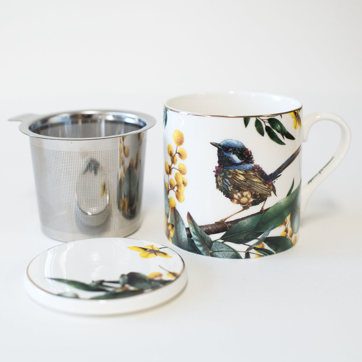 Tea Cup with Infuser 400ml – Fairy-wren