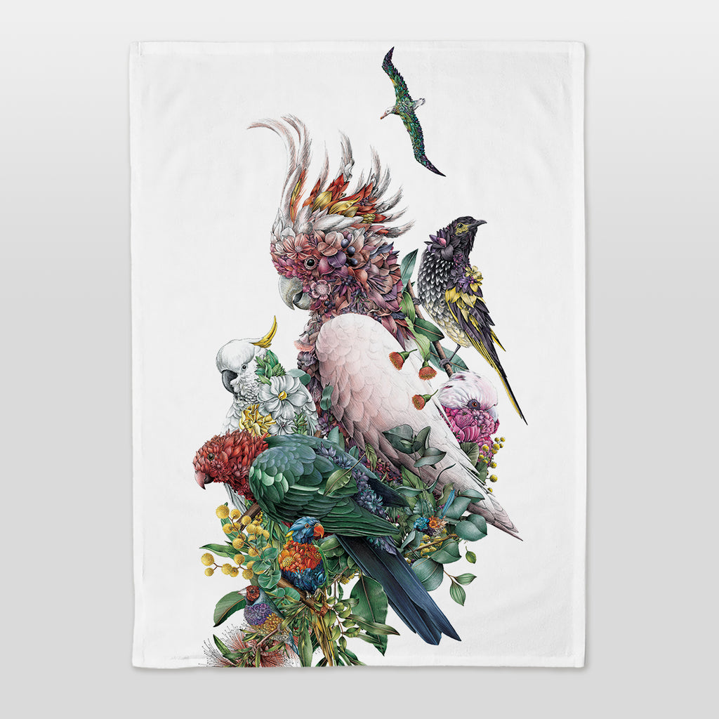 Organic Cotton Tea Towel – Australian Avians