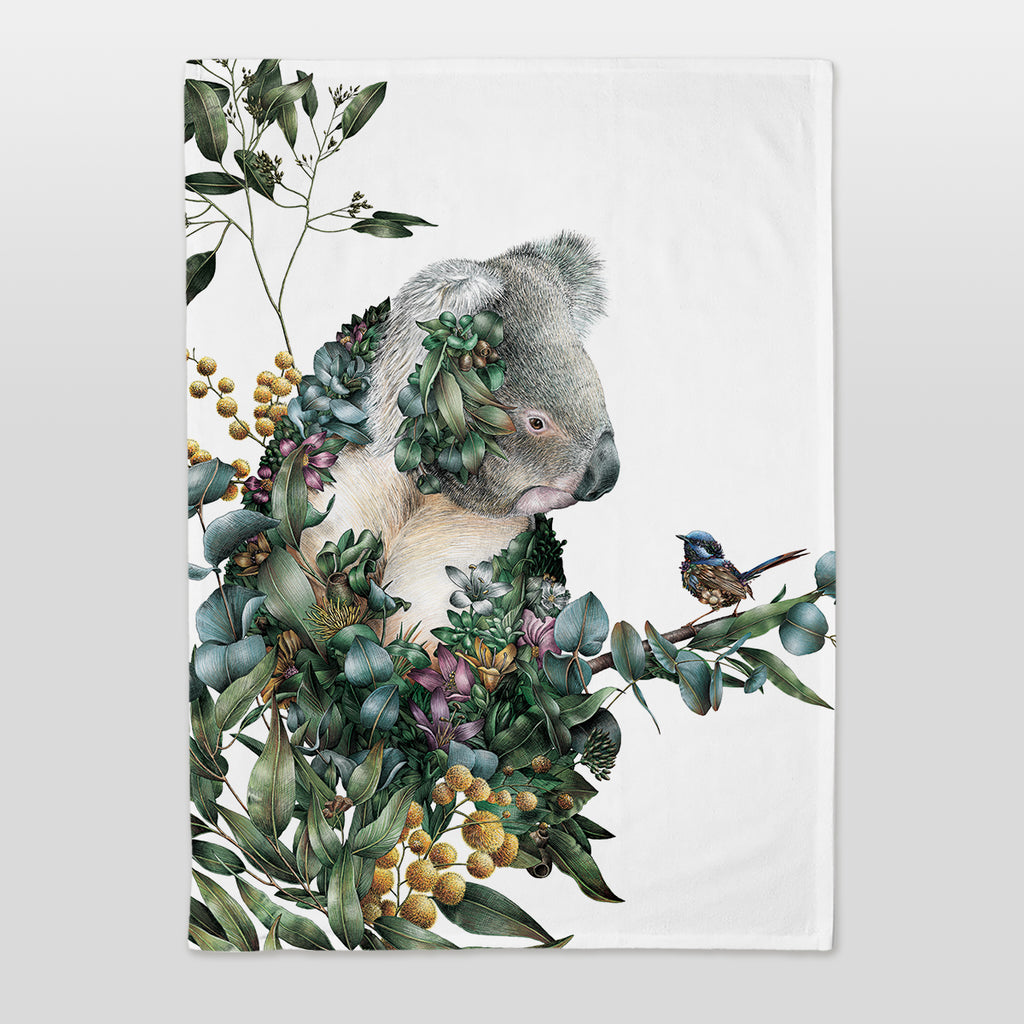 Organic Cotton Tea Towel – Koala & Wren