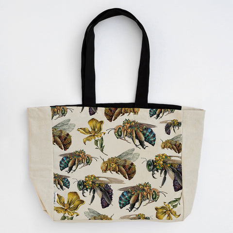 Large Organic Cotton Canvas Tote Bag – Australian Bees