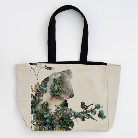 Large Organic Cotton Canvas Tote Bag – Koala & Wren