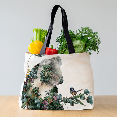 Large Organic Cotton Canvas Tote Bag – Koala & Wren