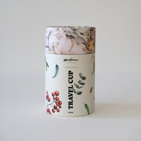 Double Wall Insulated Travel Cup – Kookaburra Portrait
